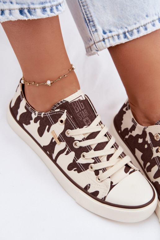 Women's Low Sneakers Big Star TT274771 With Patches