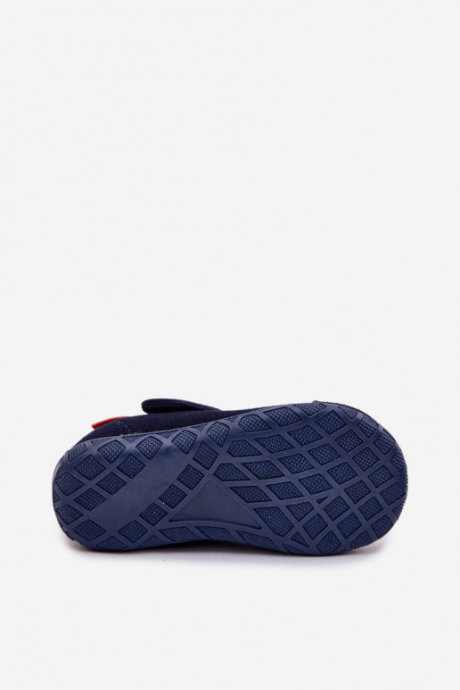 Milami Children's Slippers With Velcro Dark Blue Jasimrra