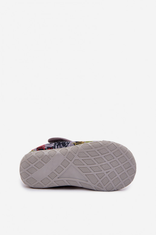 Children's Slippers Milami with Velcro Gray Jasimrra