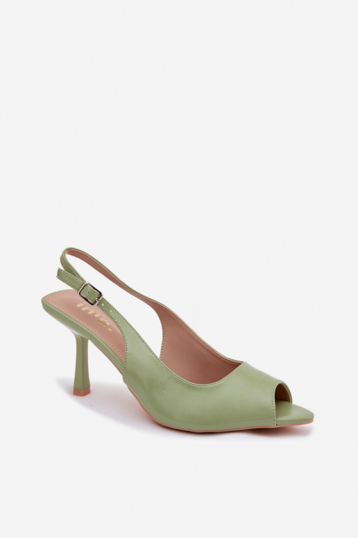 Women's High Heel Sandals Green Sevina