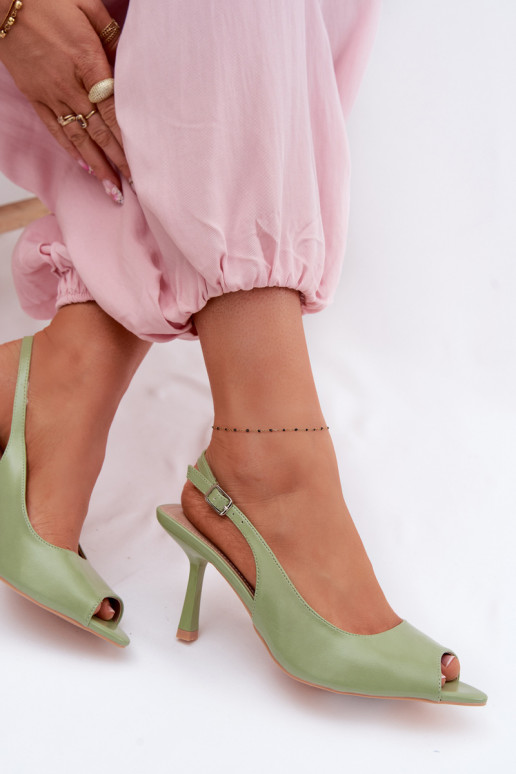 Women's High Heel Sandals Green Sevina