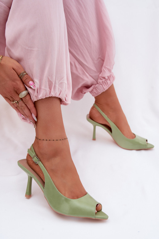 Women's High Heel Sandals Green Sevina