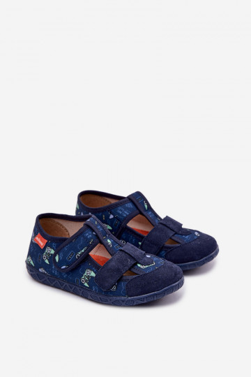 Milami Boys' Navy Blue Slippers Reathiana