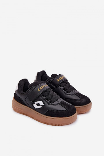 Sneakersy Dziecięce Na Rzep LOTTO MAKERA 2601250K Czarne