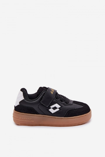 Children's Sneakers With Velcro LOTTO MAKERA 2601250K Black 2