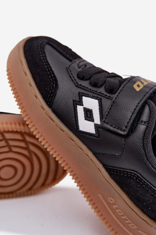 Children's Sneakers With Velcro LOTTO MAKERA 2601250K Black