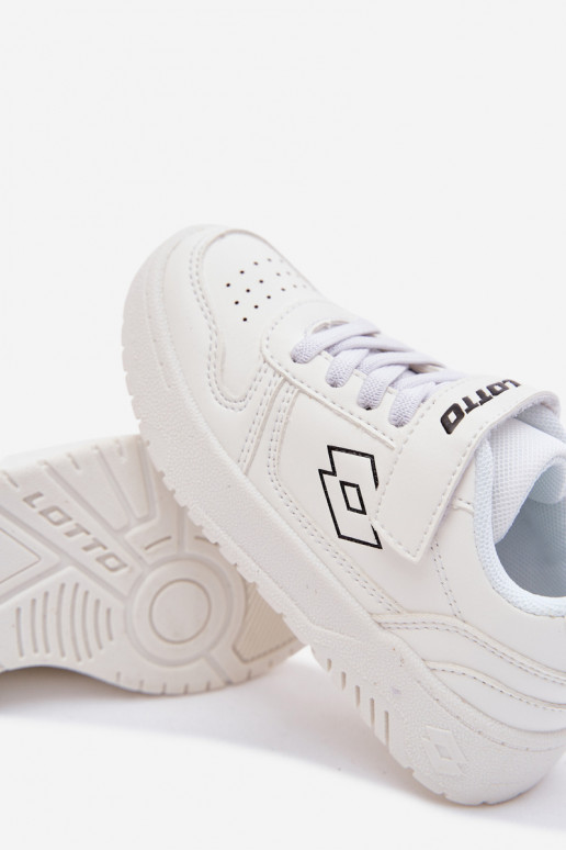 Children's Sneakers With Velcro LOTTO GROOVIN 2600131K White