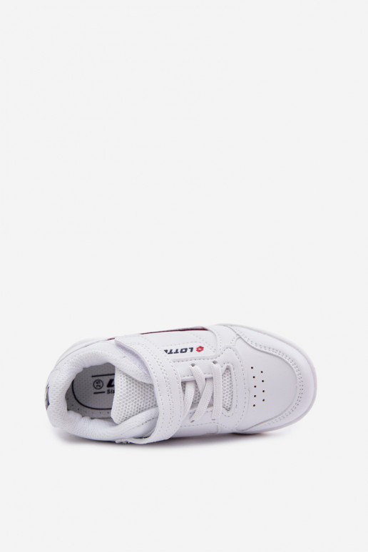 Children's Sneakers with Velcro LOTTO NANDU 2600310K White