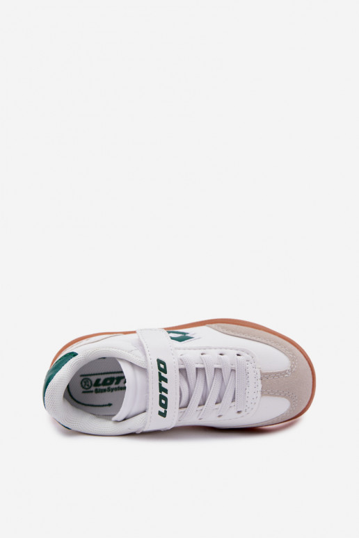 Children's Sneakers with Velcro Lotto Vintal MF 2600252K White-Green
