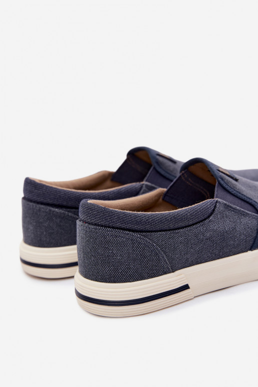 Men's Slip On Sneakers Lee Cooper LCW-26-02-4088 Navy Blue