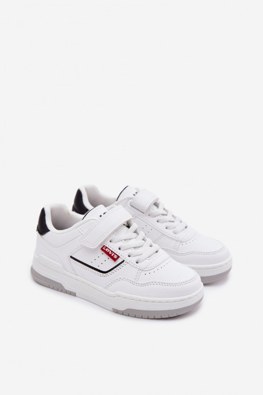 Sneakersy Dziecięce Na Rzep LEVI'S JOHN SE VJOH0012S Białe