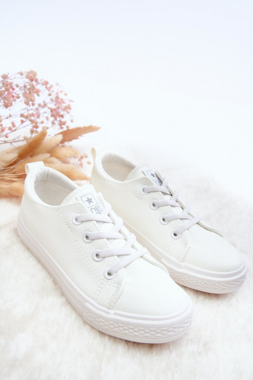 Leather Children's Sneakers White Poliana
