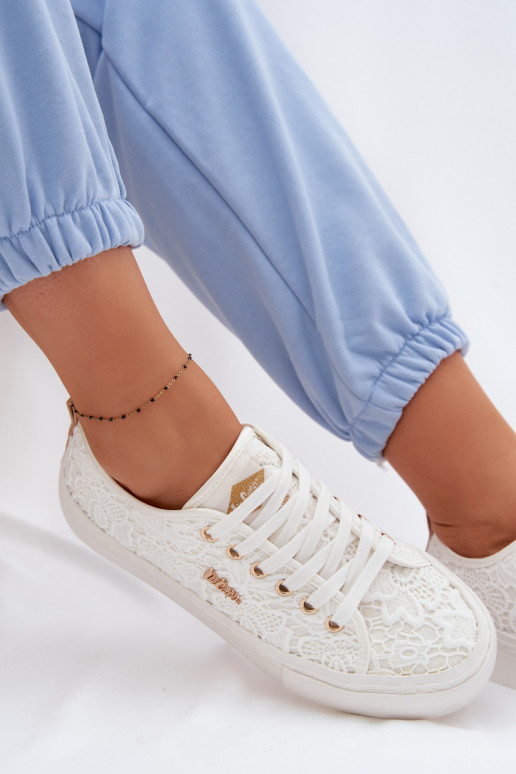 Women's Sneakers With Lace Lee Cooper LCW-26-02-4060 White