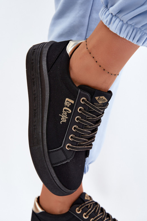 Women's Platform Sneakers Lee Cooper LCW-26-44-4476 Black