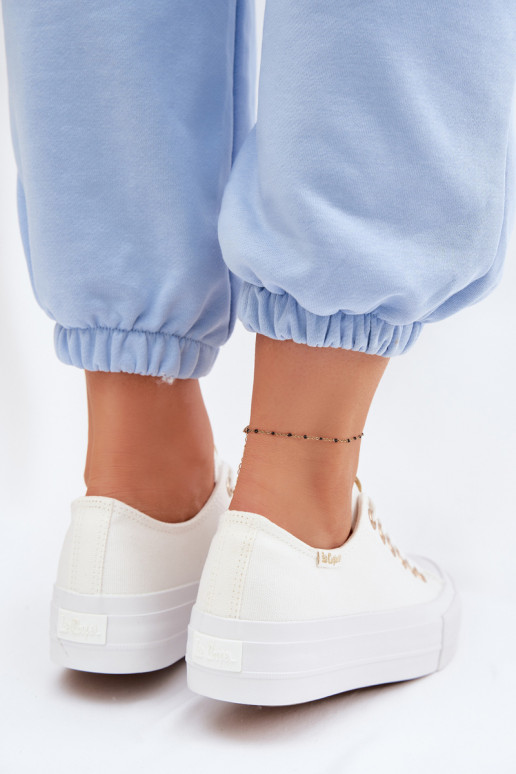 Women's Platform Sneakers Lee Cooper LCW-26-31-4369 White