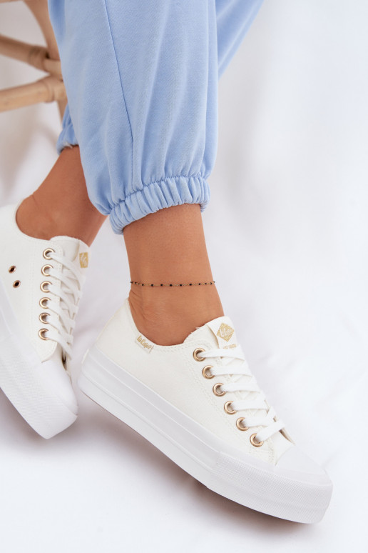 Women's Platform Sneakers Lee Cooper LCW-26-31-4369 White