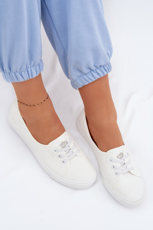 Women's White Sneakers Lee Cooper LCW-26-02-4044