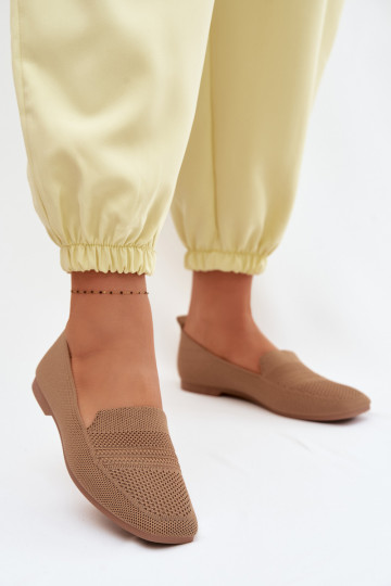 Material Women's Light Brown Moccasins Dorielle 2