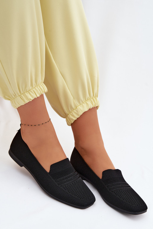 Women's Fabric Loafers Black Dorielle