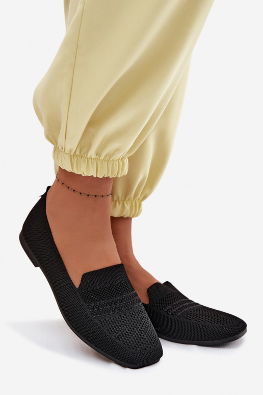 Women's Fabric Loafers Black Dorielle
