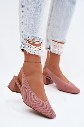Material Women's High Heel Pink Sandals Marcelle 2