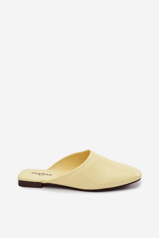 Women's Mules Flat Yellow Romelle