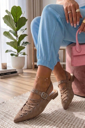 Karmelowe Balerinki Z...