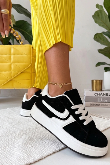 Czarne Sneakersy Na...