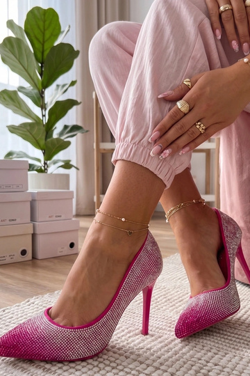 Różowe Szpilki Zdobione... 2