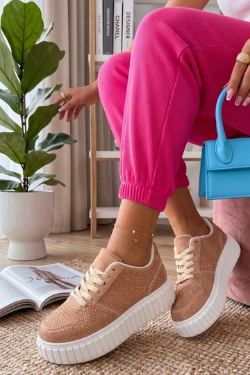 Beżowe Sneakersy Na...