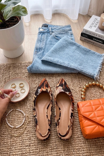 Wzorzyste Balerinki Z...