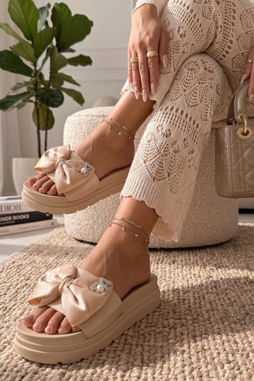 Sand platform clogs with... 2