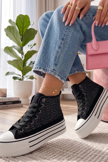 Black ankle sneakers Piper