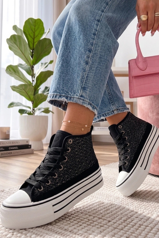 Black ankle sneakers Piper