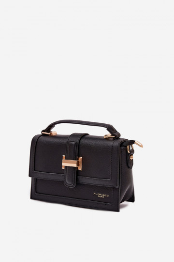 Black Shoulder Bag Listonoszka Nelsera 2