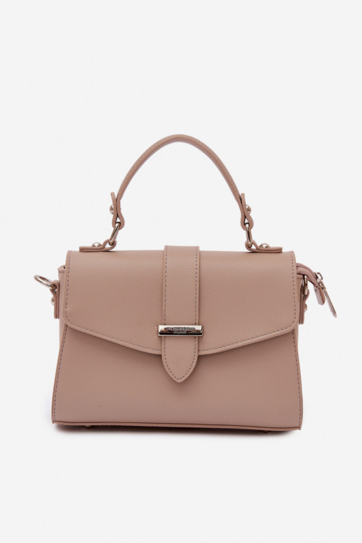 Shoulder Bag With Detachable Strap Dark Beige Belveta