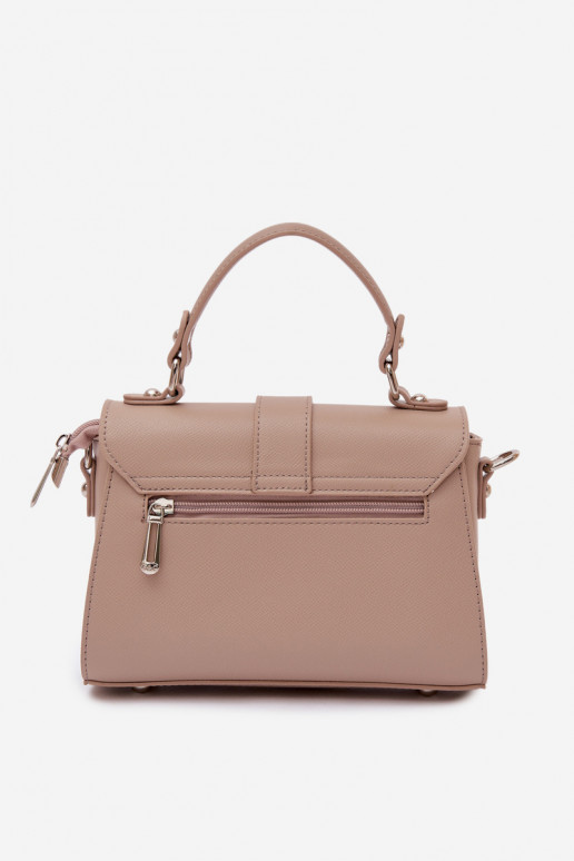 Shoulder Bag With Detachable Strap Dark Beige Belveta