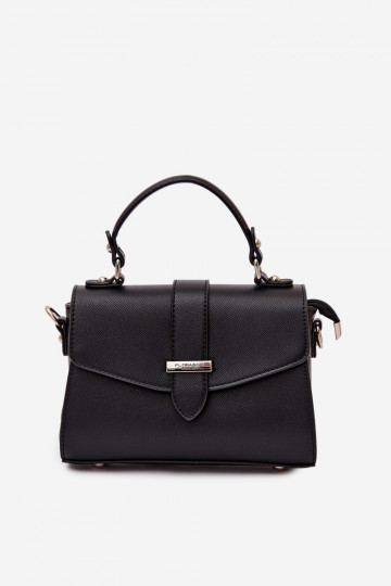 Crossbody Bag with Detachable Strap Black Belveta