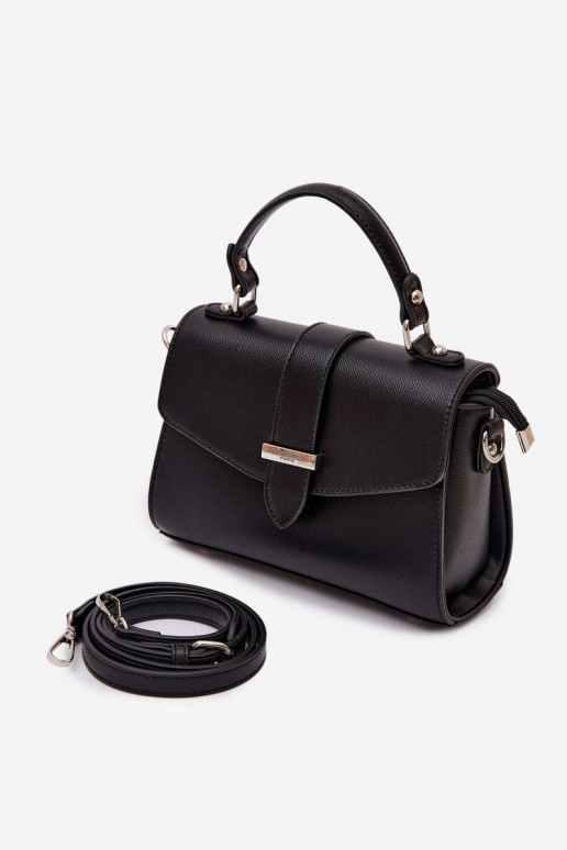 Crossbody Bag with Detachable Strap Black Belveta