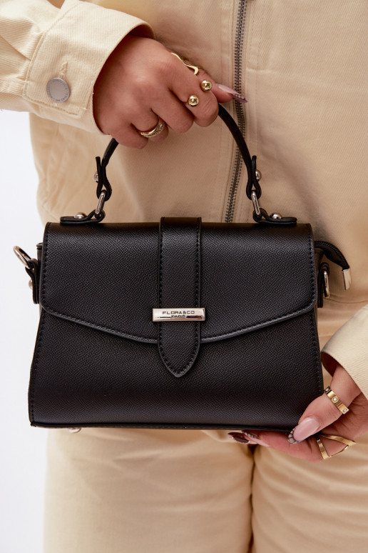 Crossbody Bag with Detachable Strap Black Belveta