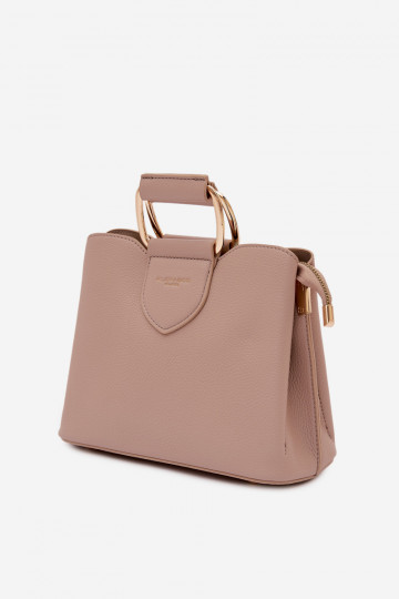 Small Box Bag Dark Beige Eco Leather Lorielle 2