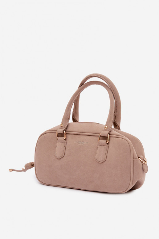 Small Beige Box Bag Annelle