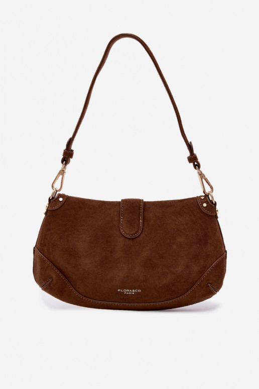Eco Suede Studded Bag Camel Clarielle