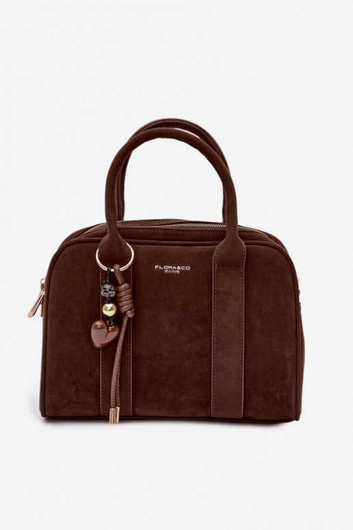 Kuferek-Style Eco Suede Chocolate Bag Sorielle