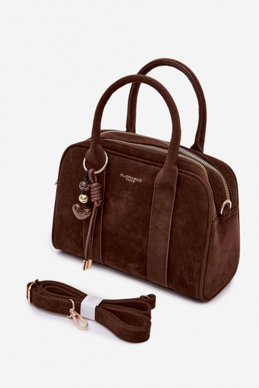 Kuferek-Style Eco Suede Chocolate Bag Sorielle