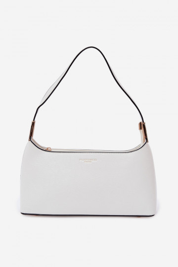 White Eco Leather Bag Tielle