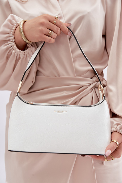 White Eco Leather Bag Tielle