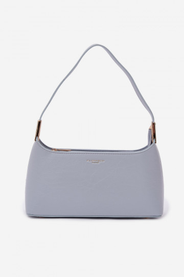 Blue Eco Leather Bag Tielle