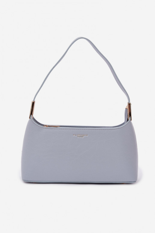 Blue Eco Leather Bag Tielle