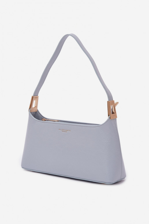 Blue Eco Leather Bag Tielle